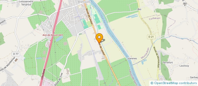 localisation de l'entreprise SCI JBL CMT  BRESSOLS