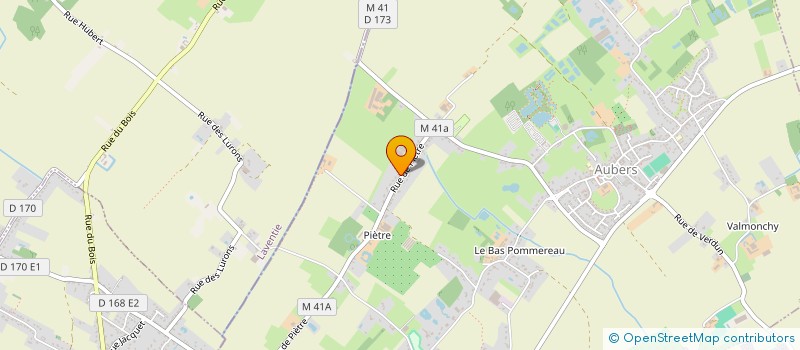 localisation de l'entreprise SCI JBLAP à AUBERS
