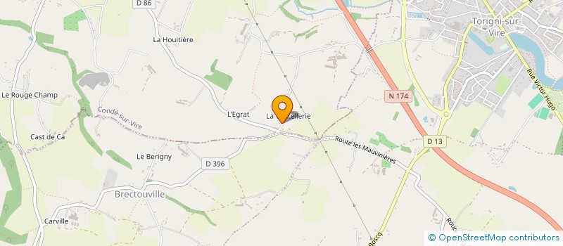 localisation de l'entreprise SCI JBLT  CONDE-SUR-VIRE