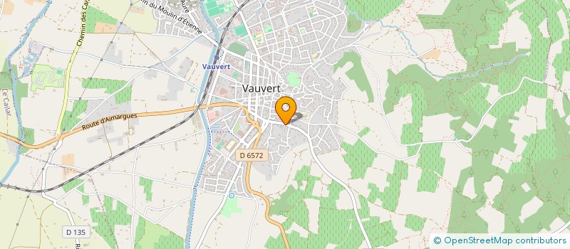 localisation de l'entreprise SCI JBM  VAUVERT