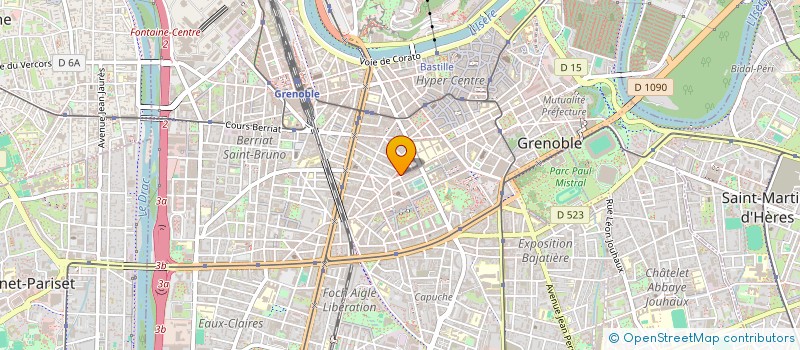localisation de l'entreprise SCI JBM  GRENOBLE