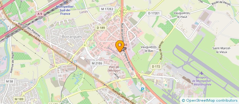 localisation de l'entreprise SCI JBM  MAUGUIO