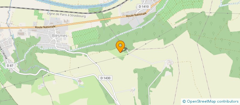 localisation de l'entreprise SCI JBM  BLESMES