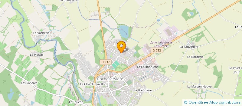 localisation de l'entreprise SCI JBM  ROCHESERVIERE