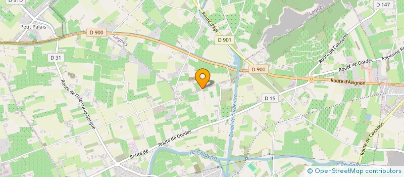 localisation de l'entreprise SCI JBM  LAGNES