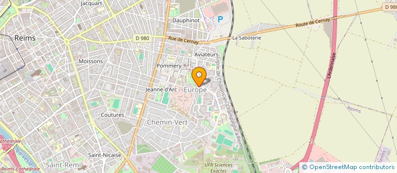 localisation de l'entreprise SCI JBM IMMOBILIER  REIMS