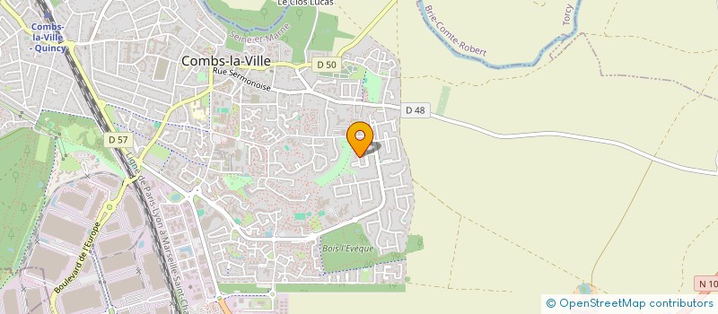 localisation de l'entreprise SCI JBM77  COMBS-LA-VILLE