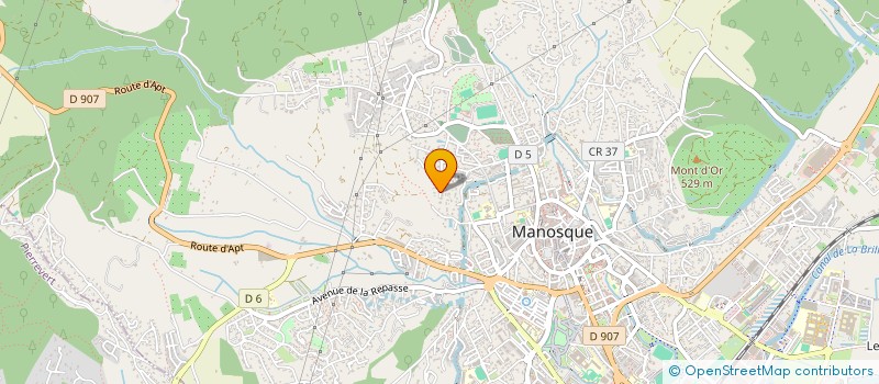 localisation de l'entreprise SCI JBMAMA  MANOSQUE