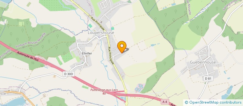 localisation de l'entreprise SCI JBMB  LOUPERSHOUSE