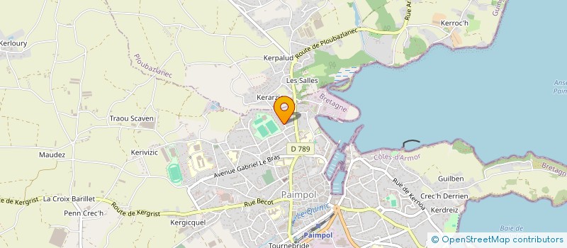 localisation de l'entreprise SCI JBNL  PAIMPOL