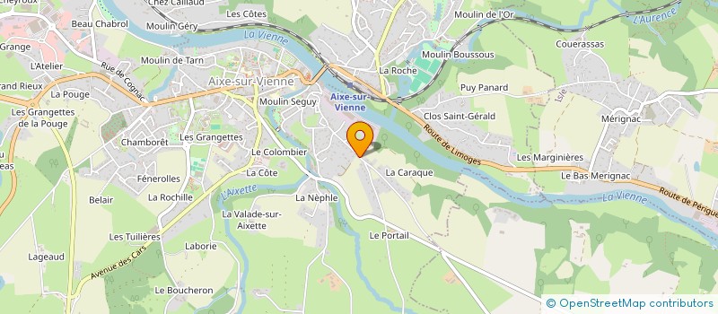 localisation de l'entreprise SCI JBO à AIXE-SUR-VIENNE