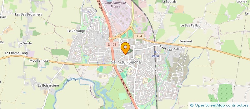 localisation de l'entreprise SCI JBP  VERN-SUR-SEICHE