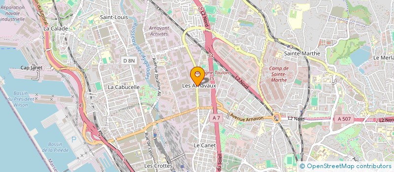 localisation de l'entreprise SCI JBPN à MARSEILLE
