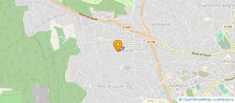 localisation de l'entreprise SCI JBPR  NIMES