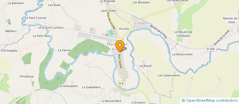 localisation de l'entreprise SCI JBR à MAUVES-SUR-HUISNE