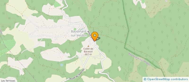 localisation de l'entreprise SCI JBS à LES SALLES-SUR-VERDON