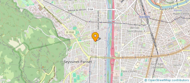 localisation de l'entreprise SCI JBS  SEYSSINET-PARISET