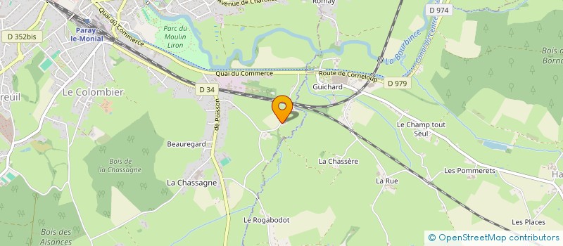 localisation de l'entreprise SCI JBS à PARAY-LE-MONIAL