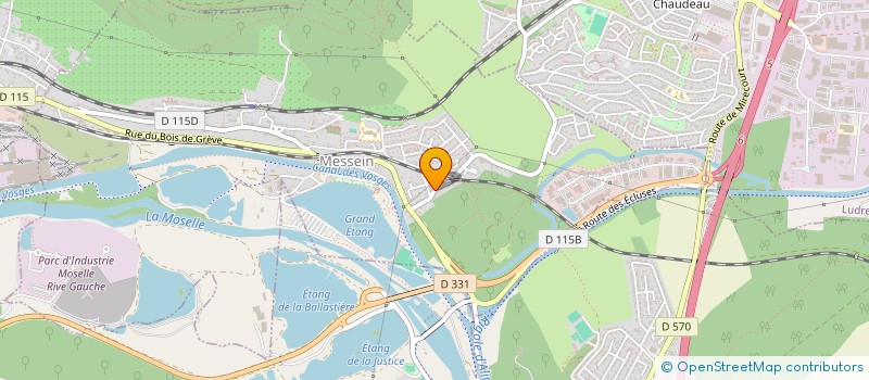 localisation de l'entreprise SCI JBSL  MESSEIN