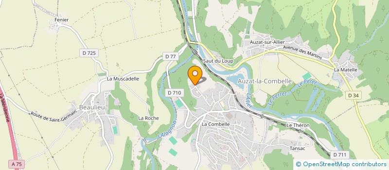 localisation de l'entreprise SCI JBSR  AUZAT-LA-COMBELLE