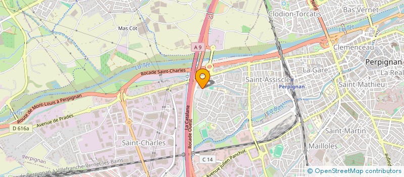 localisation de l'entreprise SCI JBSR à PERPIGNAN