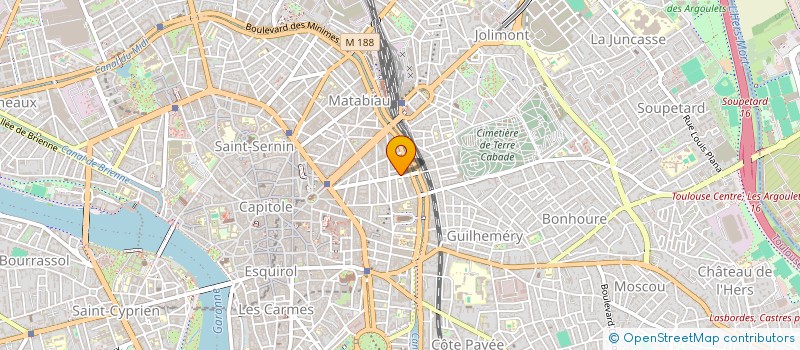 localisation de l'entreprise SCI JBT à TOULOUSE
