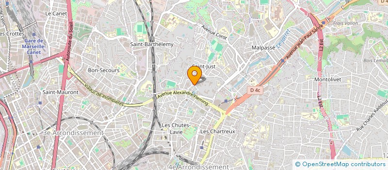 localisation de l'entreprise SCI JBTON à MARSEILLE