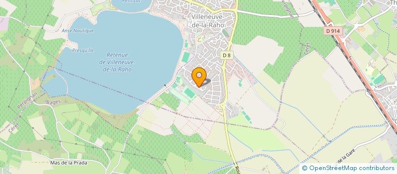 localisation de l'entreprise SCI JBV  VILLENEUVE-DE-LA-RAHO