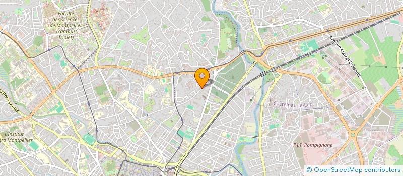 localisation de l'entreprise SCI JBV à MONTPELLIER