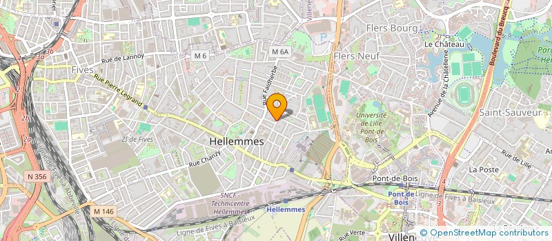 localisation de l'entreprise SCI JBVC à LILLE