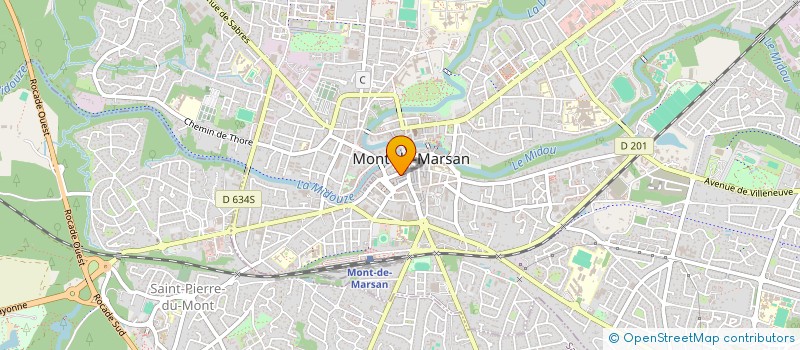 localisation de l'entreprise SCI JBYM à MONT-DE-MARSAN