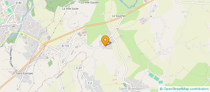 localisation de l'entreprise SCI JBYP  SAINT-BRANDAN