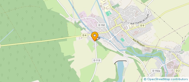 localisation de l'entreprise SCI JBZ à WASSY
