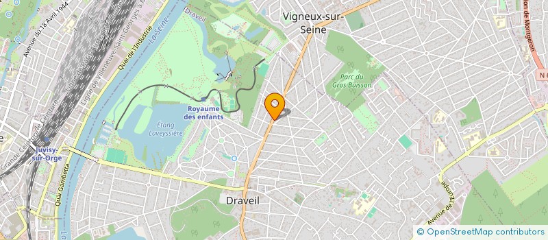 localisation de l'entreprise SCI JC à DRAVEIL