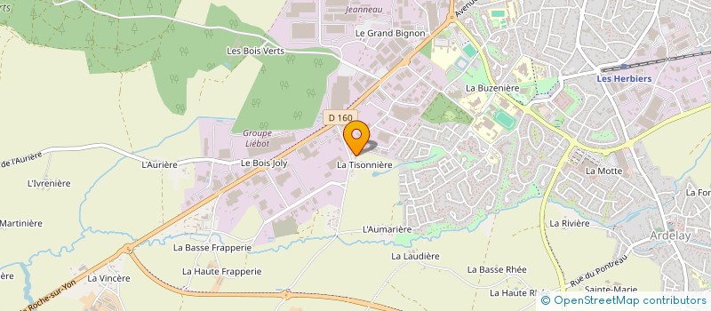 localisation de l'entreprise SCI JC à LES HERBIERS
