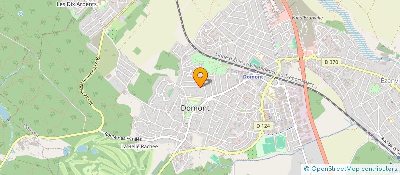 localisation de l'entreprise SCI JC  DOMONT