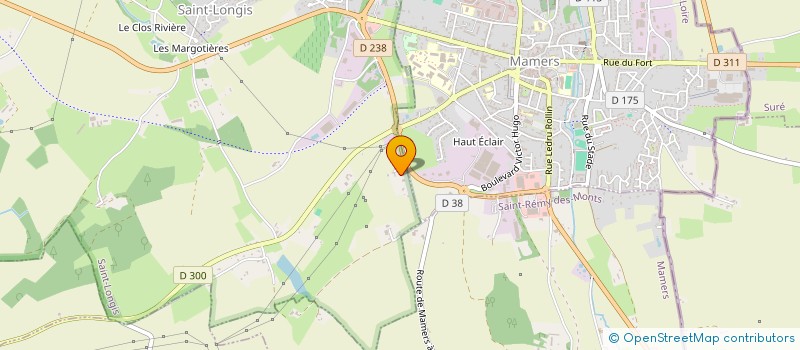 localisation de l'entreprise SCI JC-C  SAINT-LONGIS