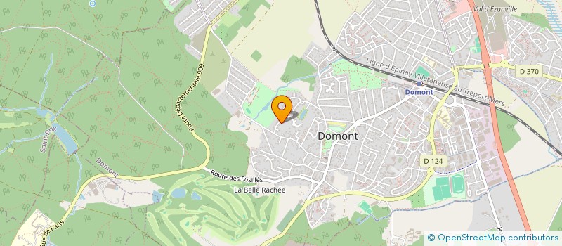 localisation de l'entreprise SCI JC CASADULCE  DOMONT