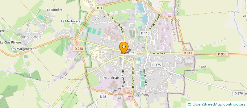 localisation de l'entreprise SCI JC D CONCORDE  VILLENEUVE-EN-PERSEIGNE