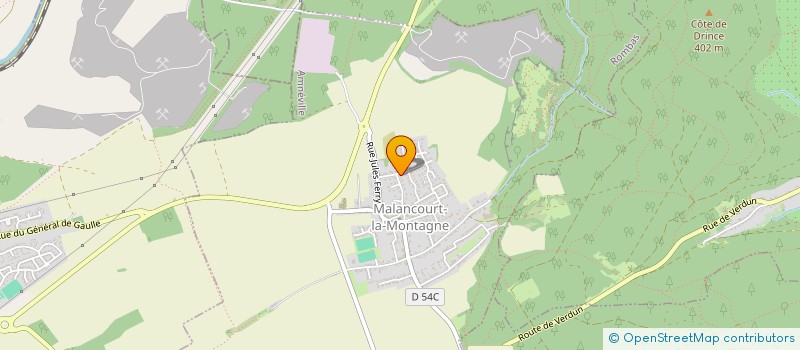 localisation de l'entreprise SCI JC.E.C.  AMNEVILLE