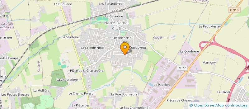 localisation de l'entreprise SCI JC FONTENAY  NOTRE-DAME-D'OE