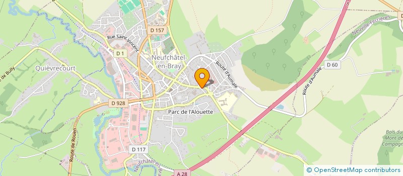 localisation de l'entreprise SCI JC FROM  NEUFCHATEL-EN-BRAY