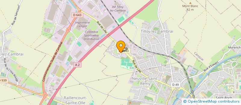 localisation de l'entreprise SCI JC IMMO  NEUVILLE-SAINT-REMY