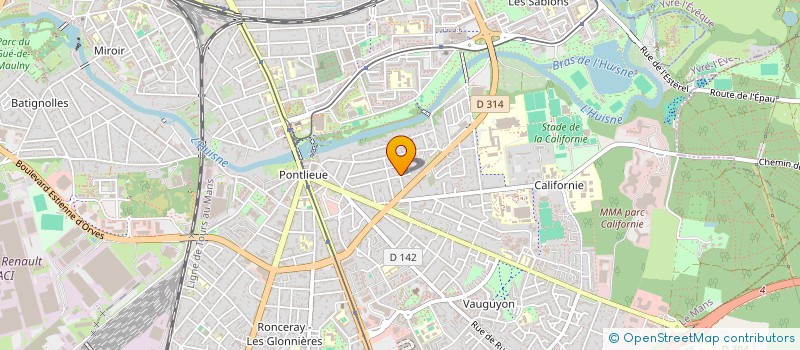 localisation de l'entreprise SCI JC IMMO  LE MANS