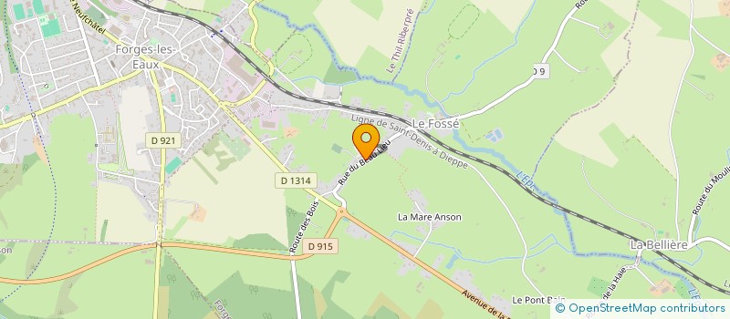 localisation de l'entreprise SCI JC MC RC  FORGES-LES-EAUX