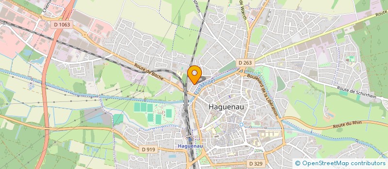 localisation de l'entreprise SCI JC2H  HAGUENAU