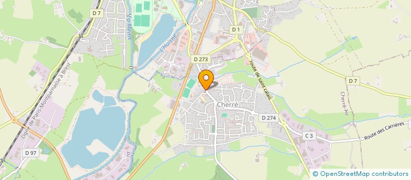 localisation de l'entreprise SCI JC2M  VILLAINES-LA-GONAIS