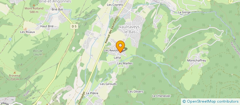 localisation de l'entreprise SCI JC2M  VAULNAVEYS-LE-BAS