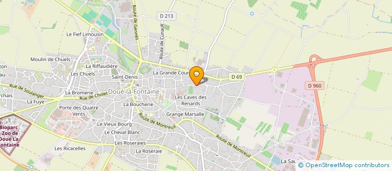 localisation de l'entreprise SCI JC2M-IMMO  DOUE-EN-ANJOU