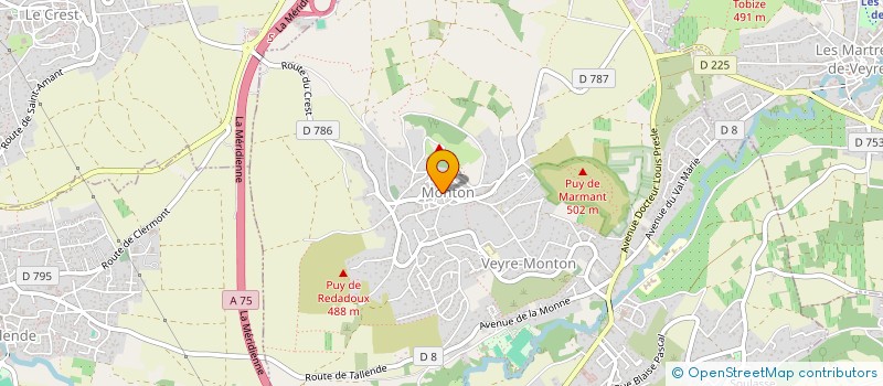 localisation de l'entreprise SCI JC63 IMMOBILIER  VEYRE-MONTON